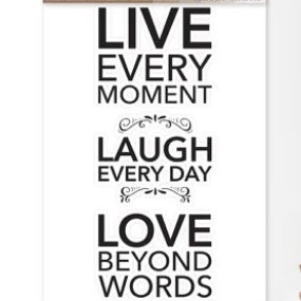 2 For 1 Wall Art: Live Laugh Love & Dance Like No One Is Watching